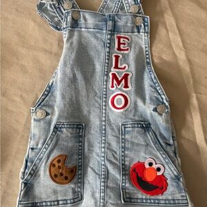 Epic Threads Light Blue Elmo Overalls